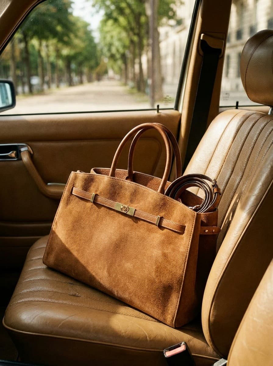 Passenger seat, sunny road